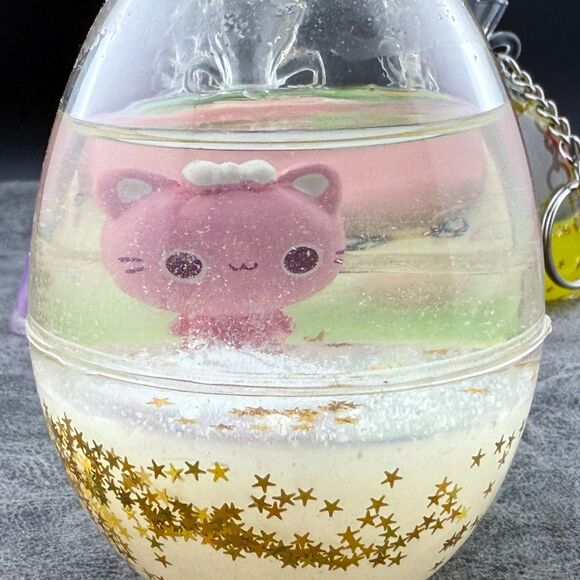 Lot of 4 Tsunameez Prize Baggies Egg Series 1 Keychains Cat Unicorn Fish Narwhal - Picture 5 of 9